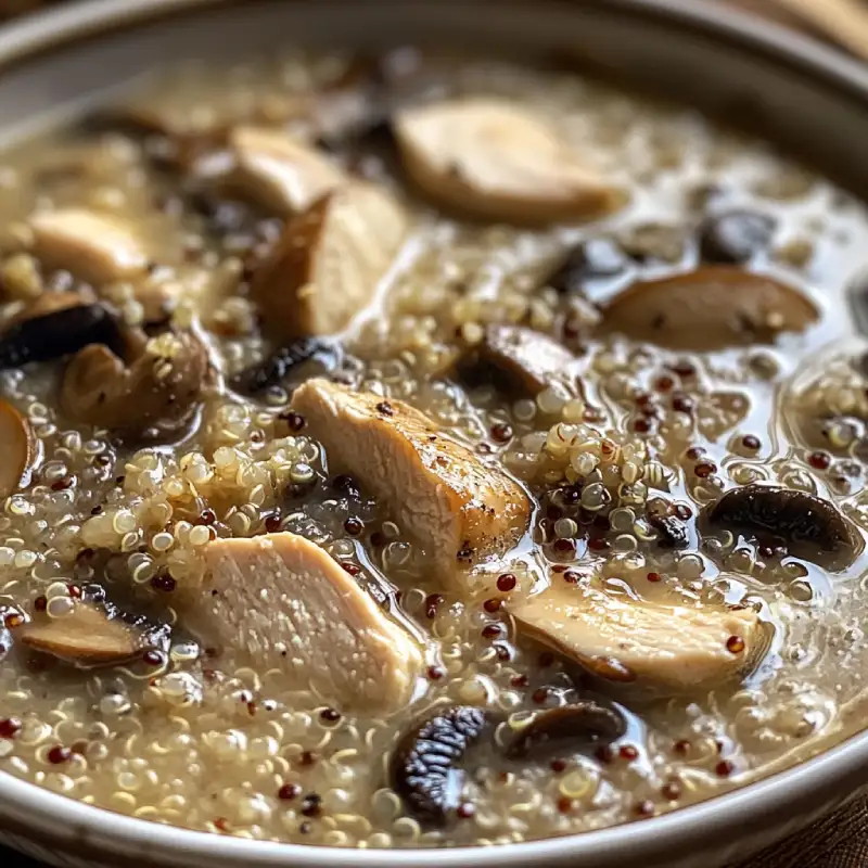 chicken breast and leftover quinoa cream of mushroom shoup recipes