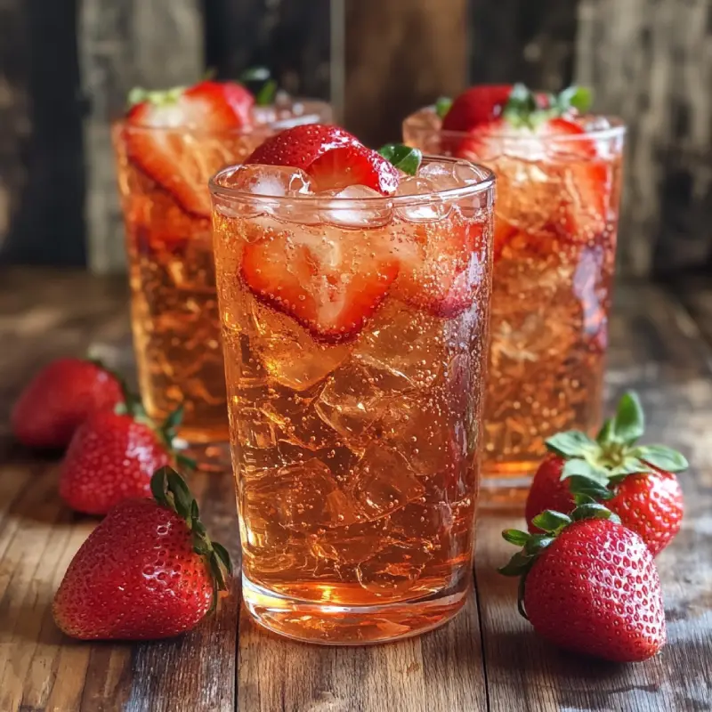 jeloo made with strawberrys and ginger ale recipe