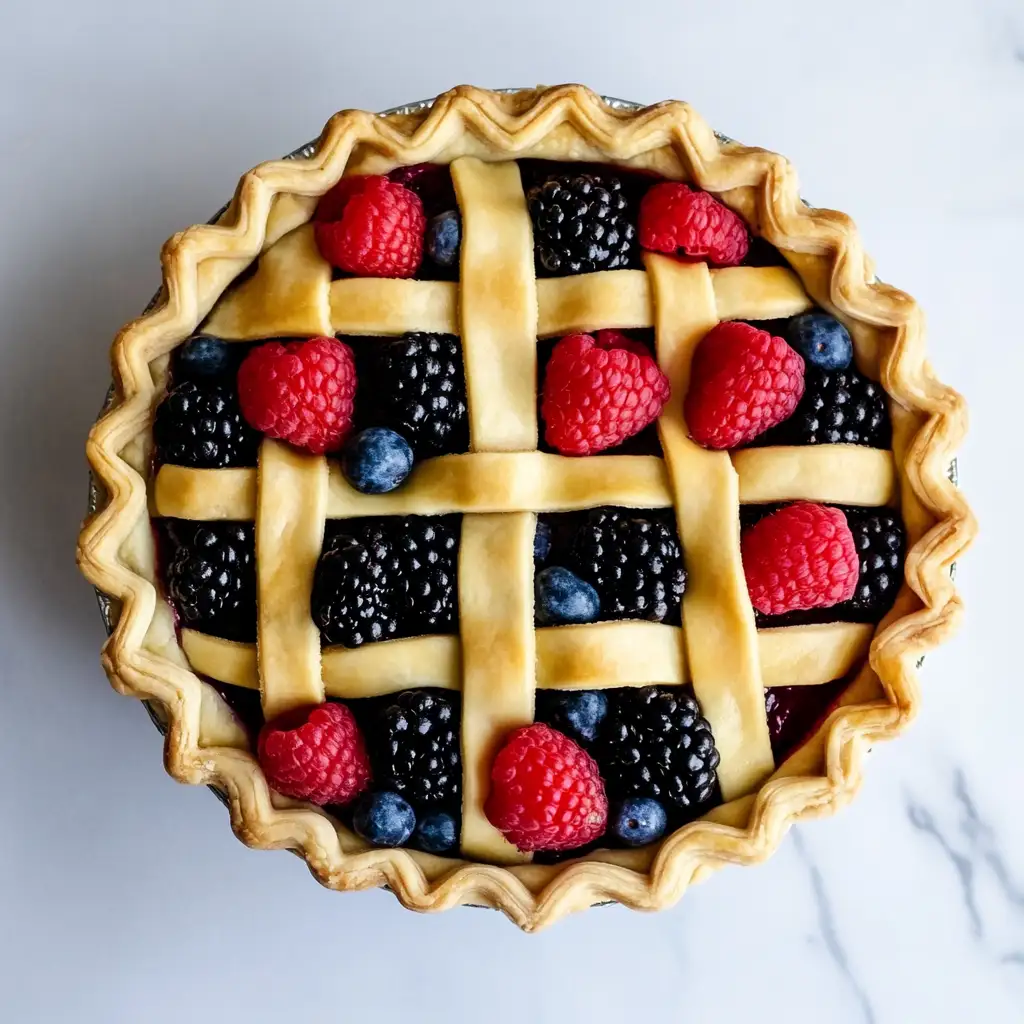 strawberry blueberry black raspberry cherry pie recipe