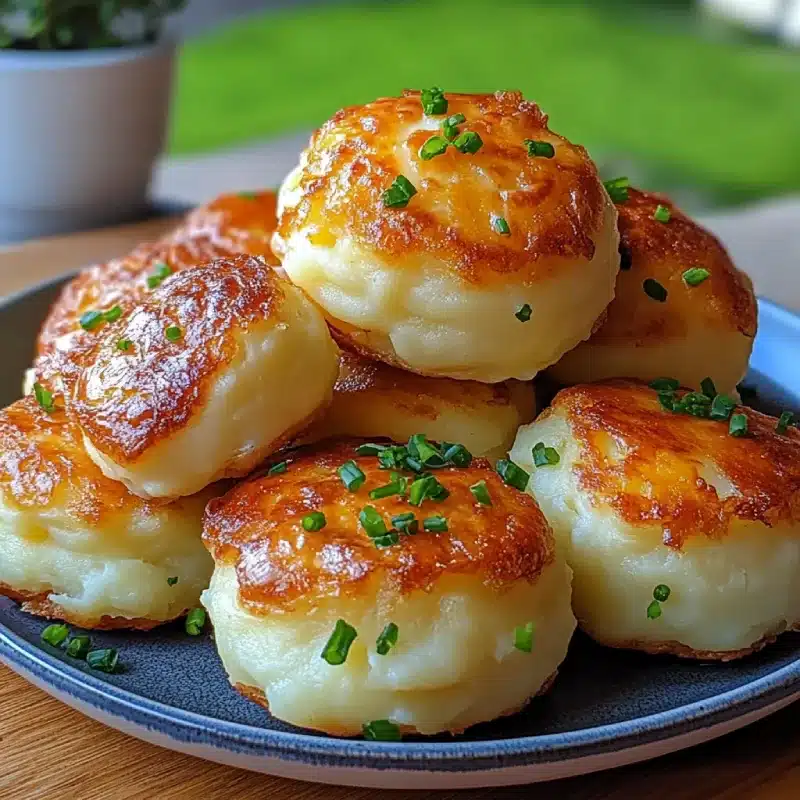 Mashed Potato Cheese Puffs