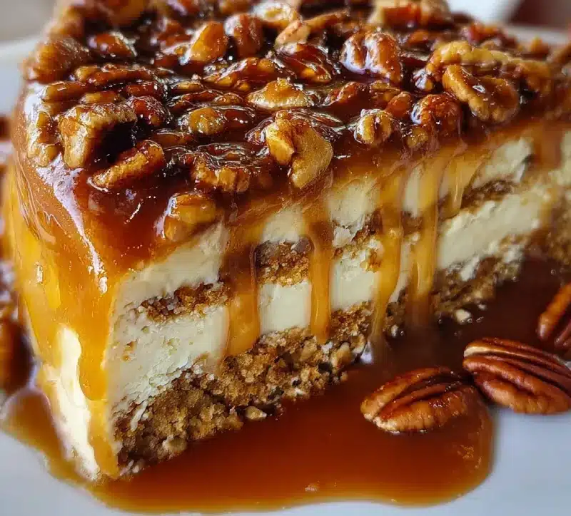 Crème Brûlée Caramel Pecan Cake