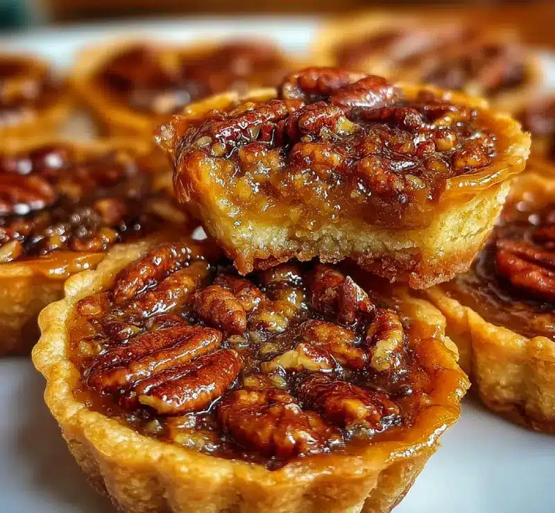 Baby Caramel Pecan Impossible Pies