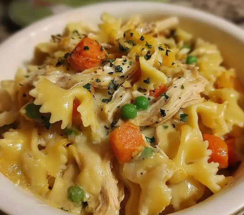 Chicken Pot Pie Pasta