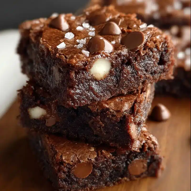 Triple Chocolate Brownies