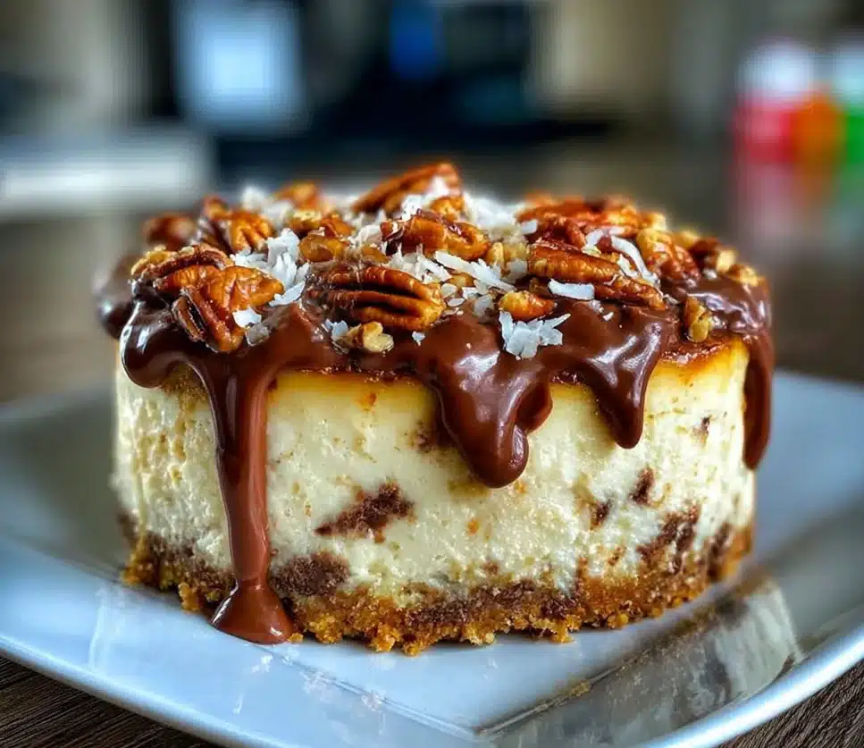 German Chocolate Cheesecake