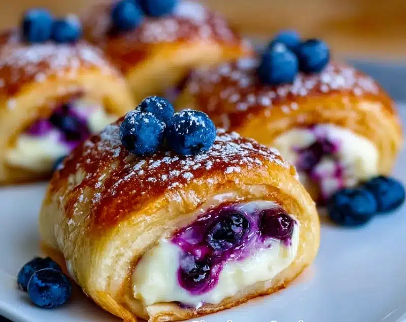 Blueberry Cheesecake Rolls