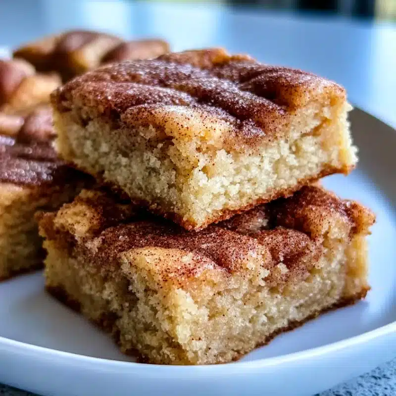 Chewy Snickerdoodle Cookie Bars