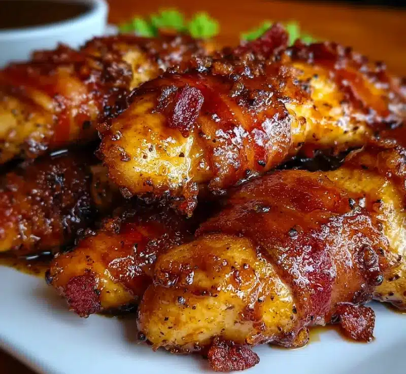 Bacon Brown Sugar Chicken Tenders