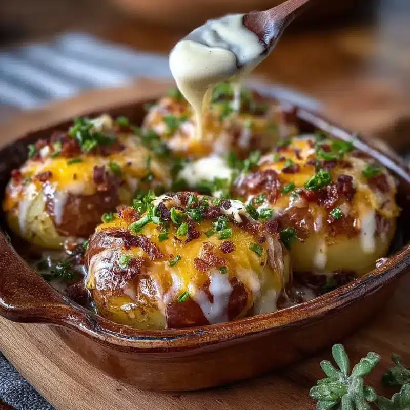 Mississippi Mud Potatoes