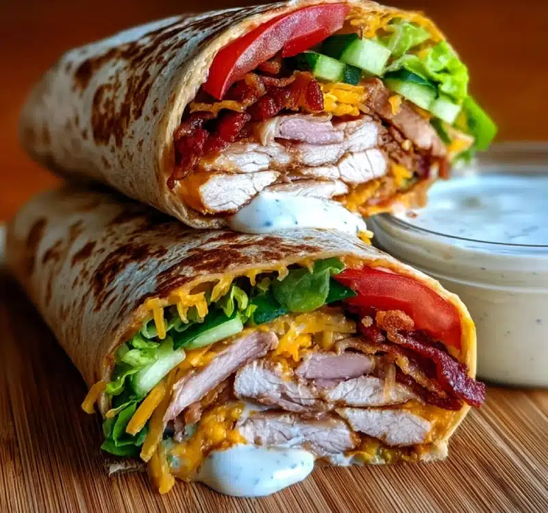 Ranch Turkey Cheddar Club Wrap