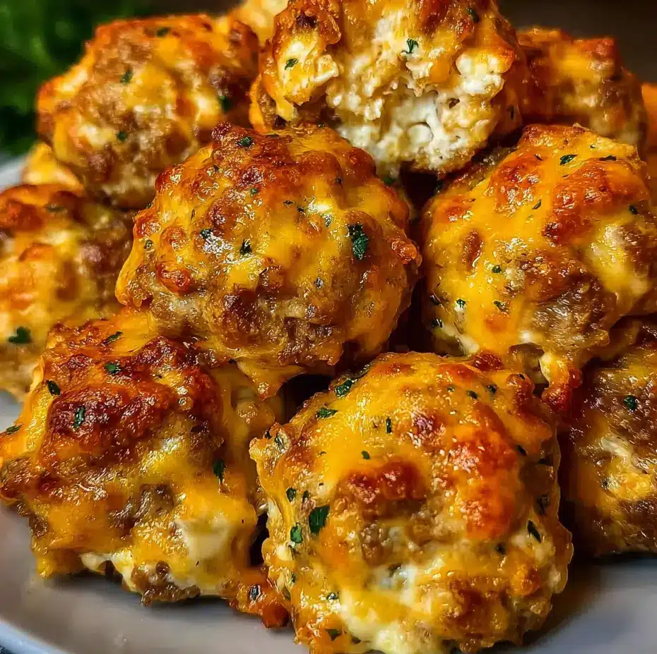 Rotel Cream Cheese Sausage Balls