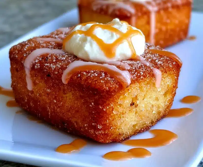 Peach Cobbler Pound Cake Twinkies