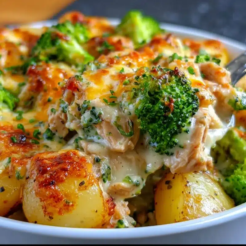 Baked Potato Chicken and Broccoli Casserole