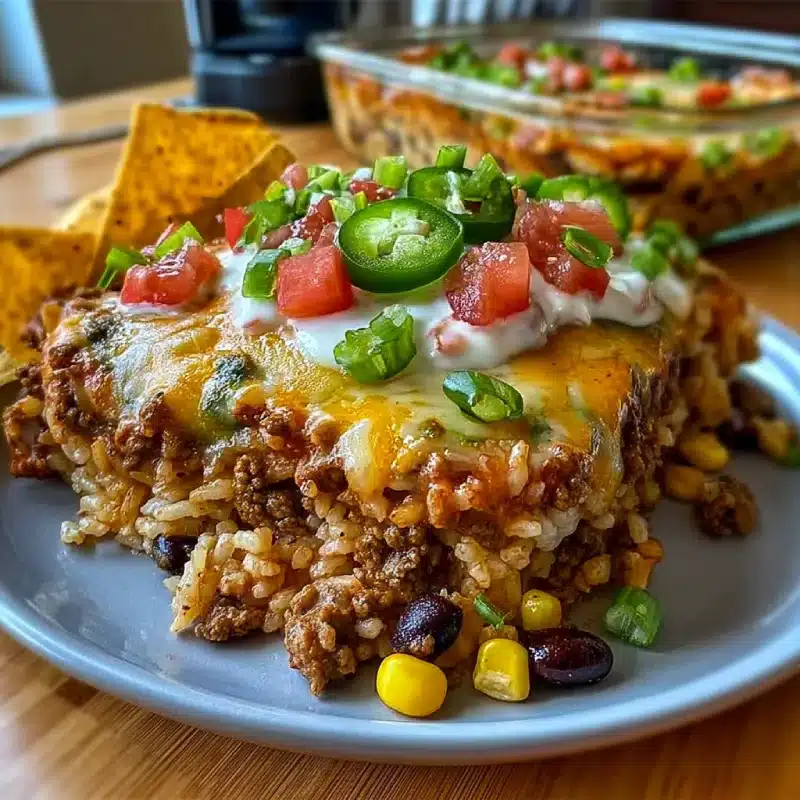Walking Taco Casserole