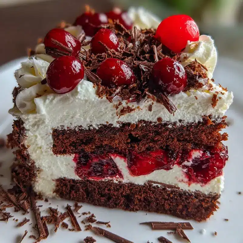 Black Forest Cream Cake Recipe