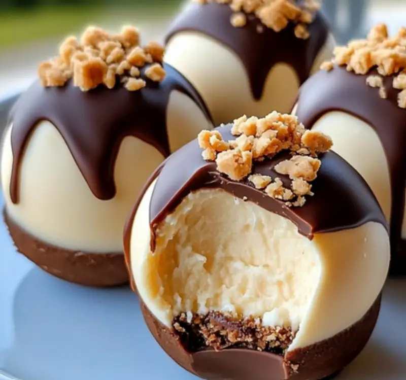 No-Bake Peanut Butter Cheesecake Balls