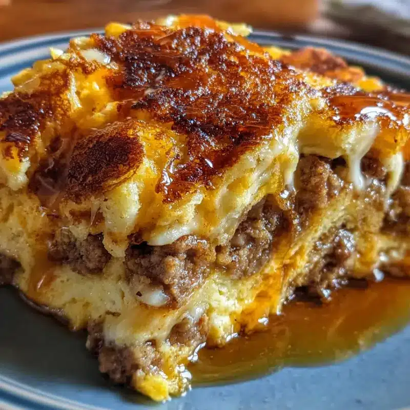 Pancake Sausage Breakfast Bake