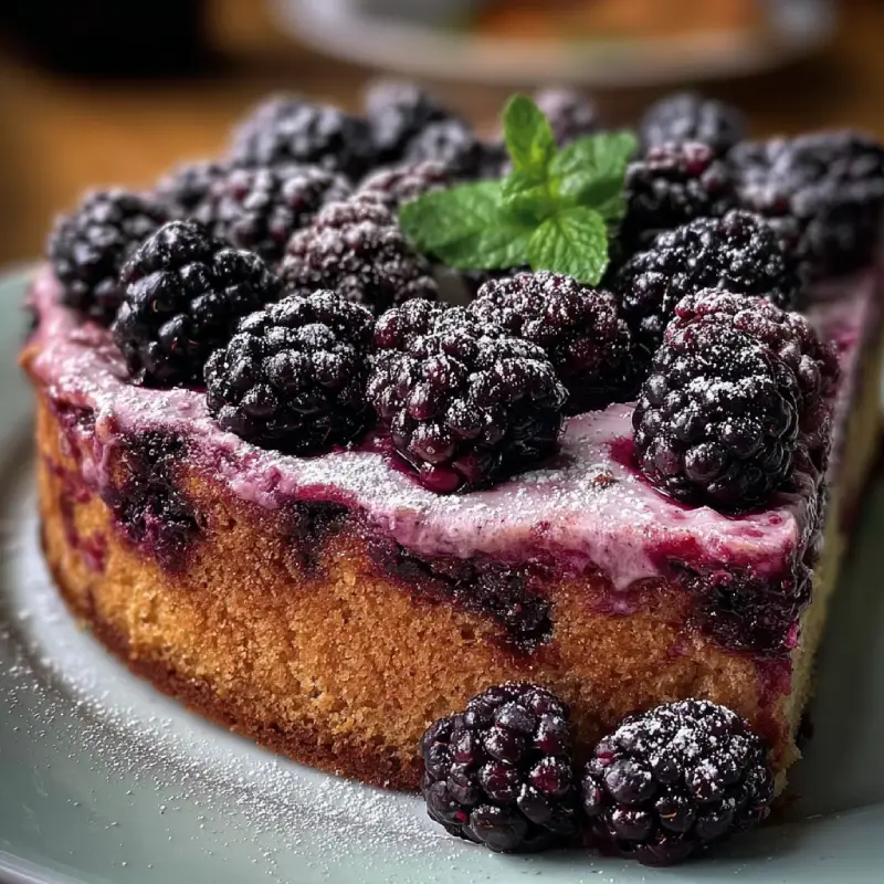 Blackberry Cinnamon Cake