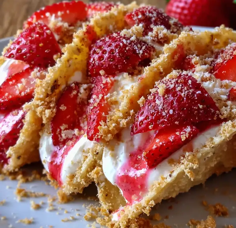 Strawberry Crunch Cheesecake Tacos