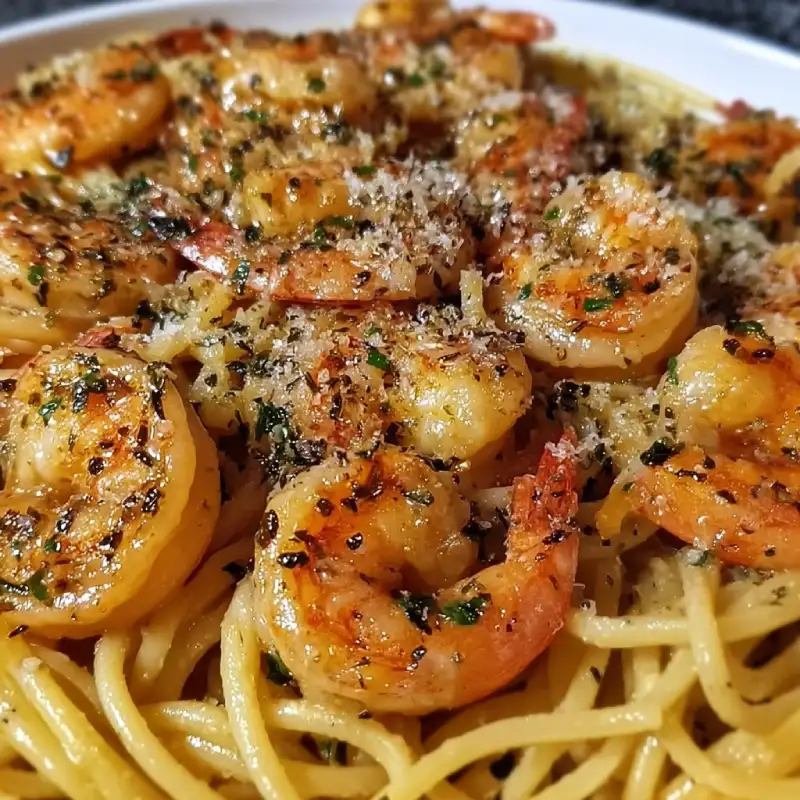 Garlic Shrimp Pasta