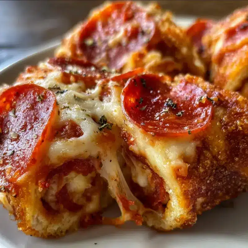 Cheesy Pepperoni Pizza Roll-Ups