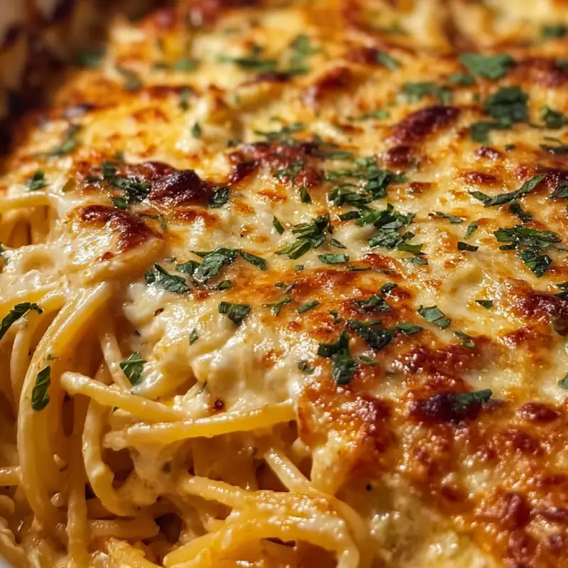 Baked Cream Cheese Spaghetti