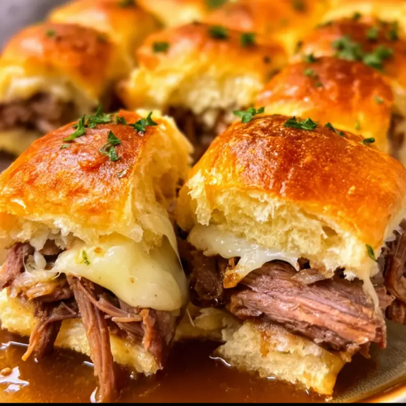 Easy French Dip Sliders