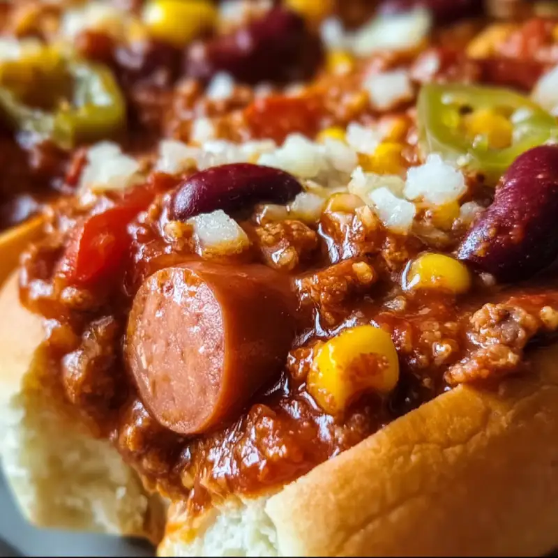 Crockpot Hot Dog Chili