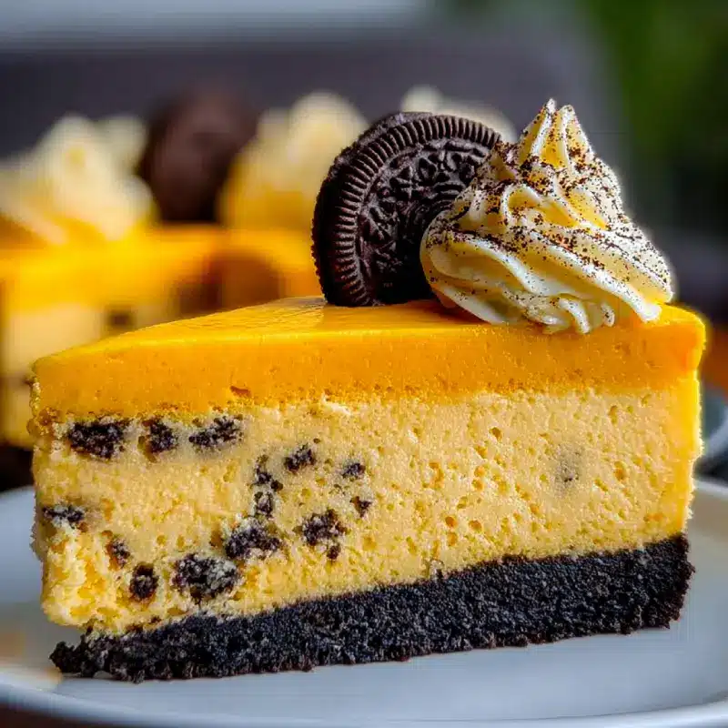 Yellow Velvet Oreo Cheesecake Recipe