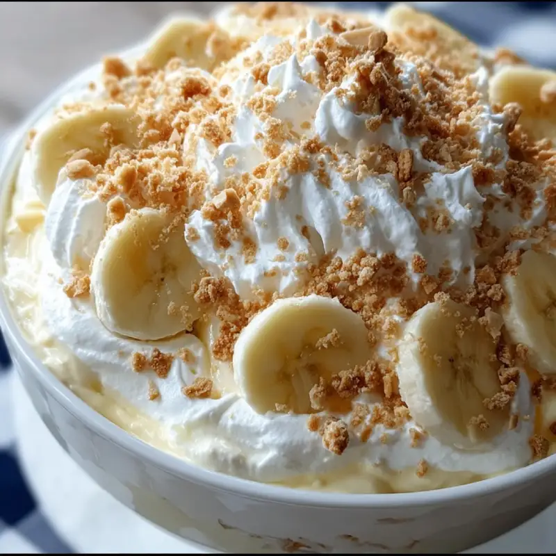 Easy Banana Pudding Fluff Salad
