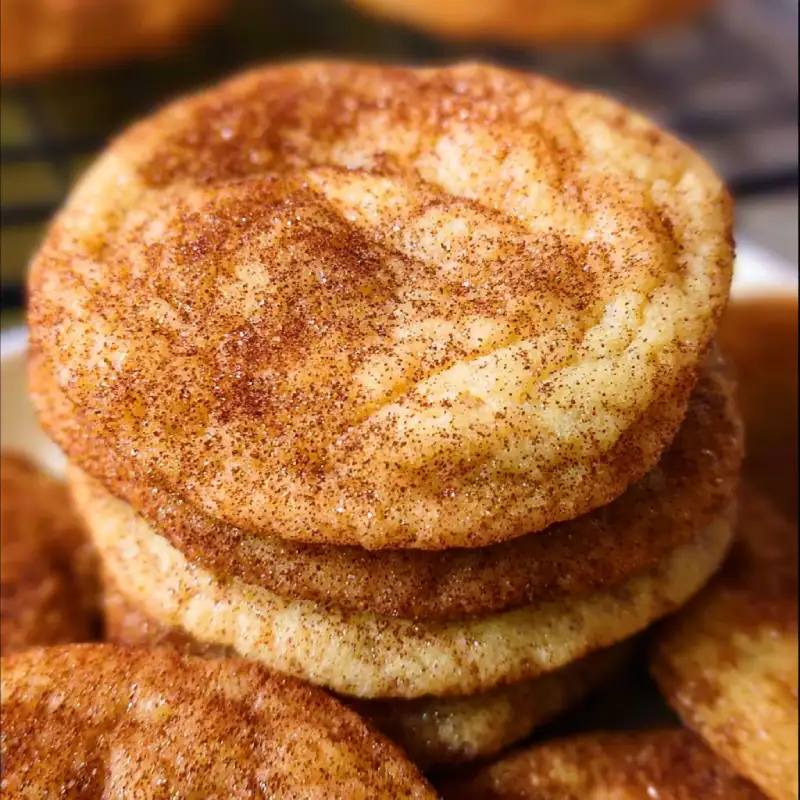 Chewy Snickerdoodle Cookies
