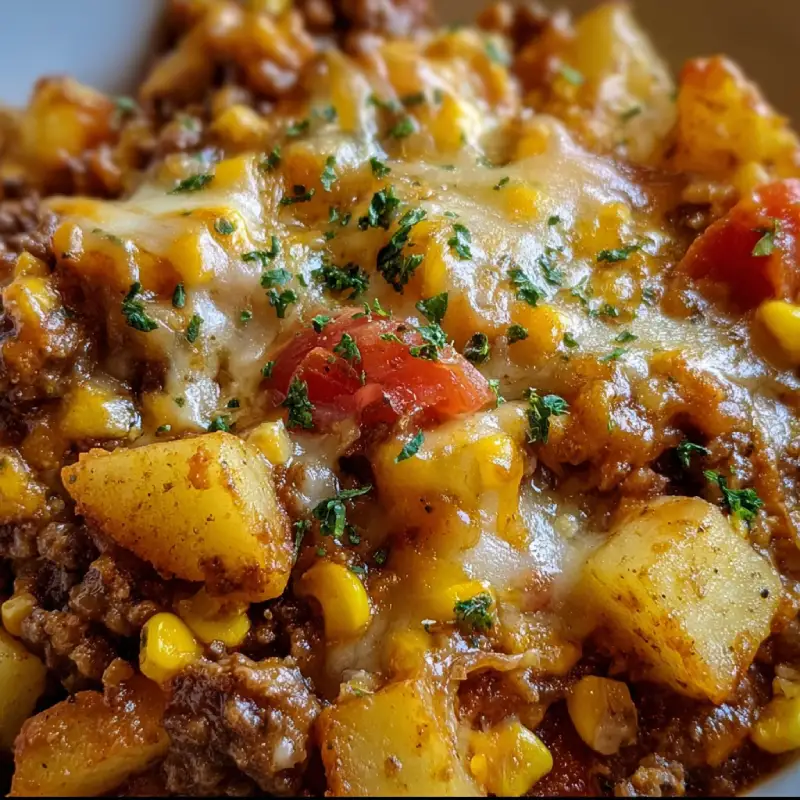 Slow Cooker Cowboy Casserole