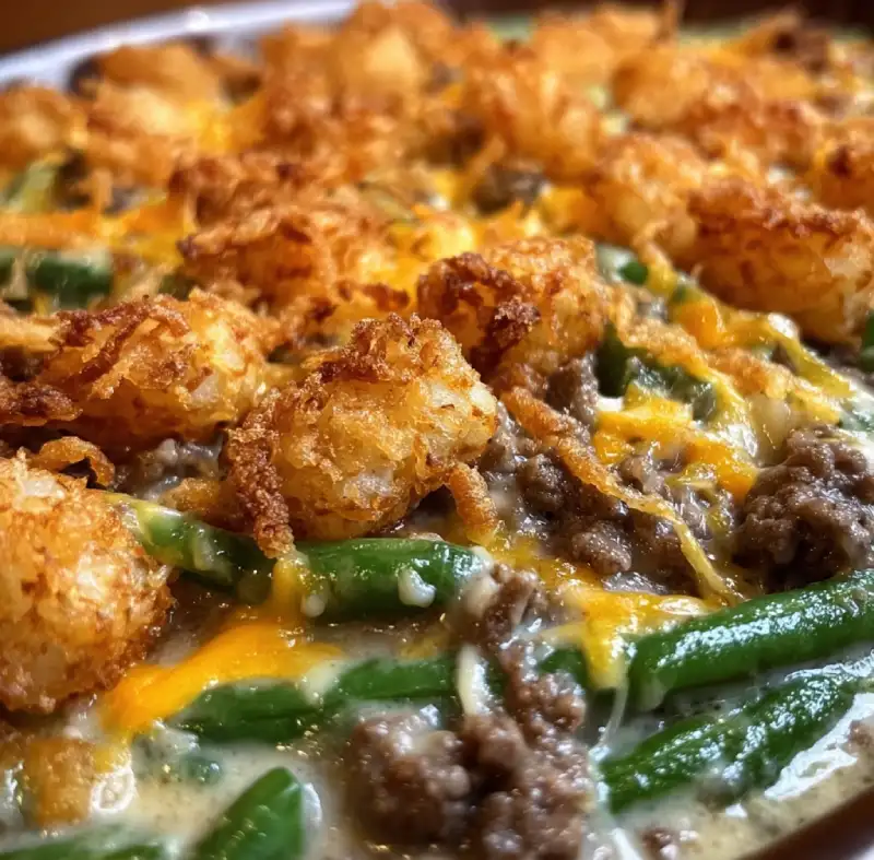 Hamburger Green Bean Casserole