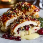 Cranberry Brie Stuffed Chicken