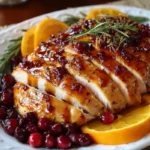 Cranberry Orange Glazed Turkey Breast