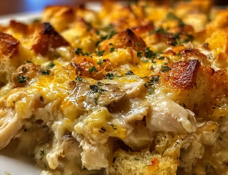Dolly’s Chicken & Stuffing Casserole