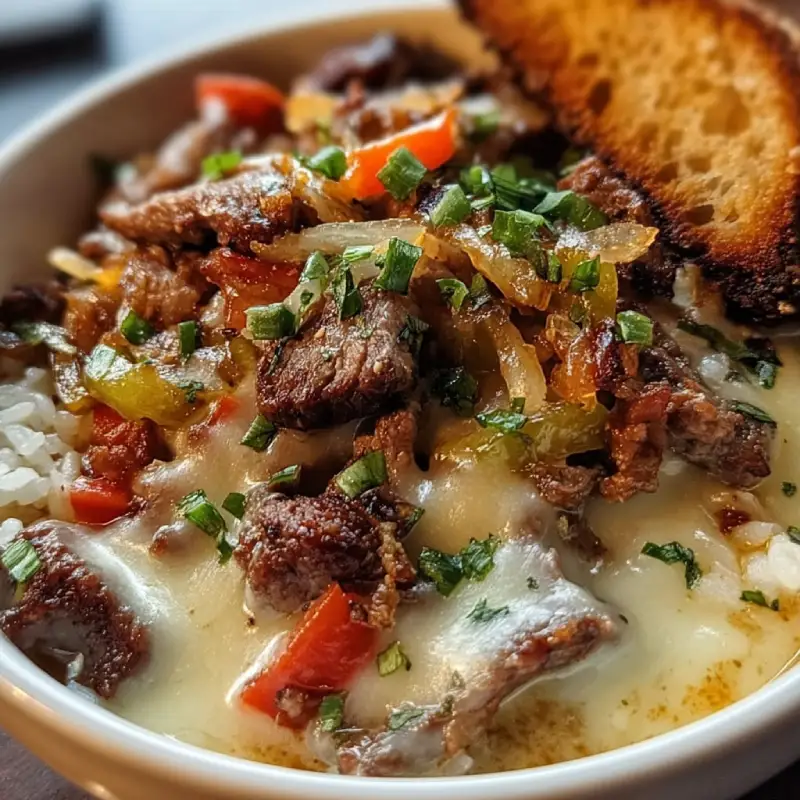 Philly Cheesesteak Bowl Recipe
