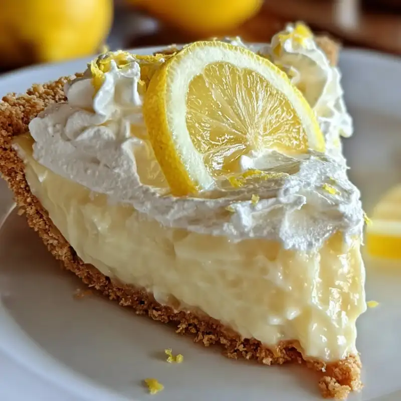 No-Bake Cream Cheese Lemonade Pie