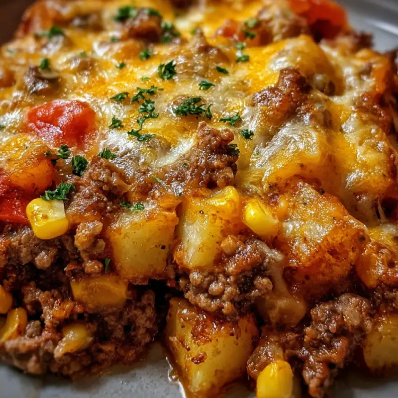 Slow Cooker Cowboy Casserole