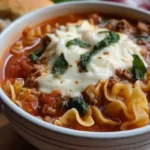 Crockpot lasagna soup