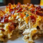 Chicken Bacon Ranch Casserole