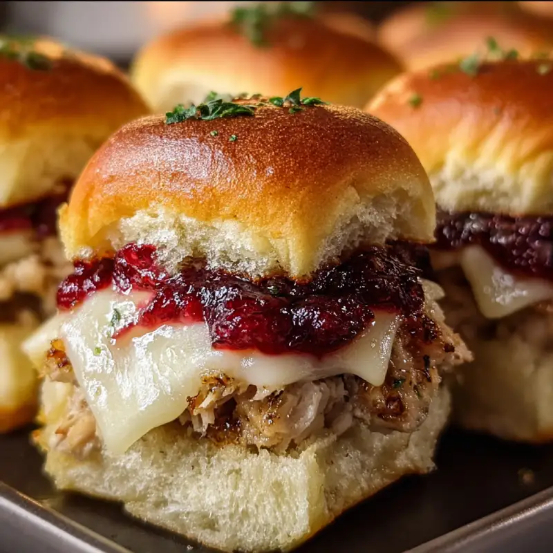 Turkey Cranberry Sliders
