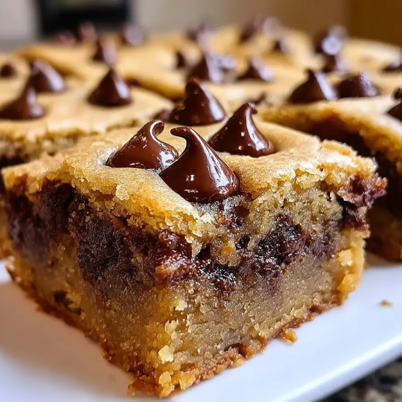 Lazy Chocolate Chip Cookie Bars