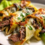Keto Philly Cheesesteak Rolls