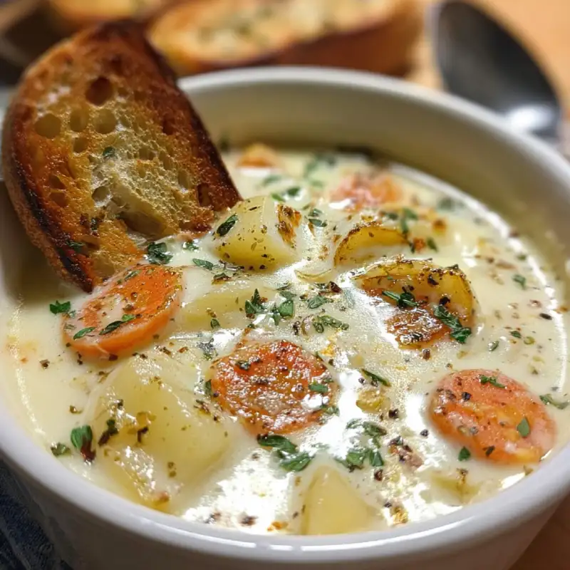 Country French Garlic Soup