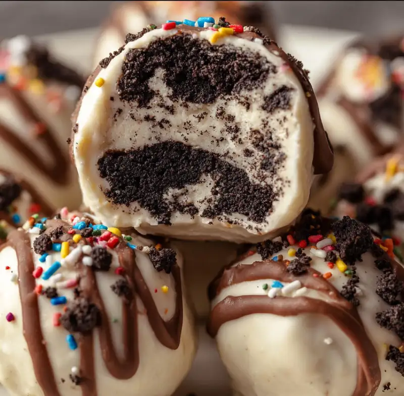 Simple No Bake Oreo Balls