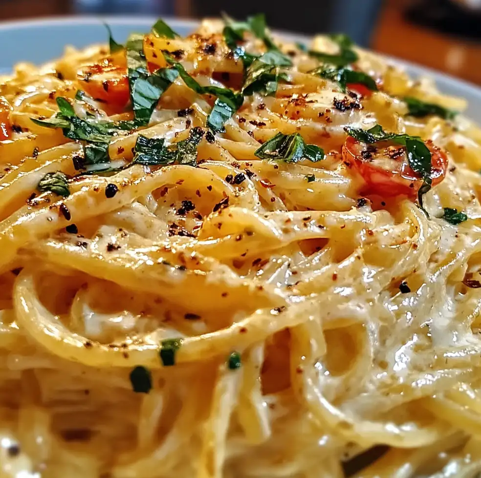 Cream Cheese Spaghetti