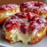 Strawberry Cheesecake Donuts