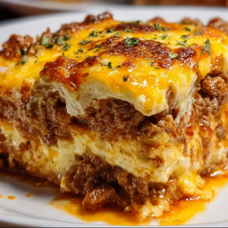 Cheesy Loaded Meatloaf Casserole