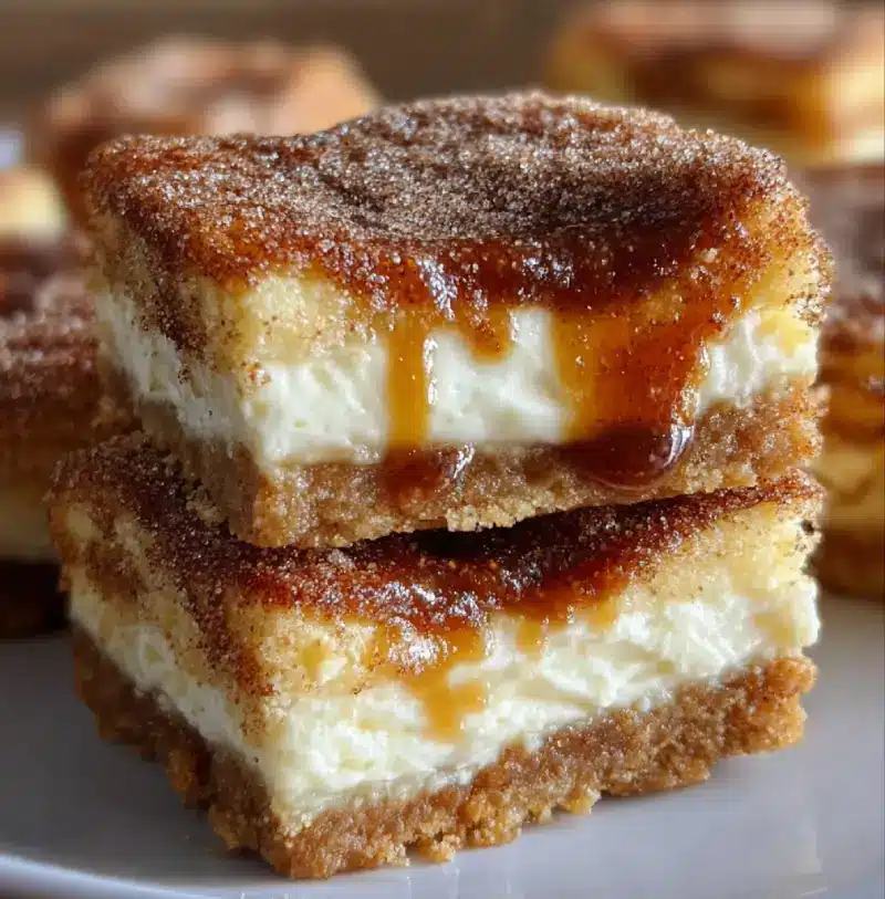 Churro Cheesecake Bars